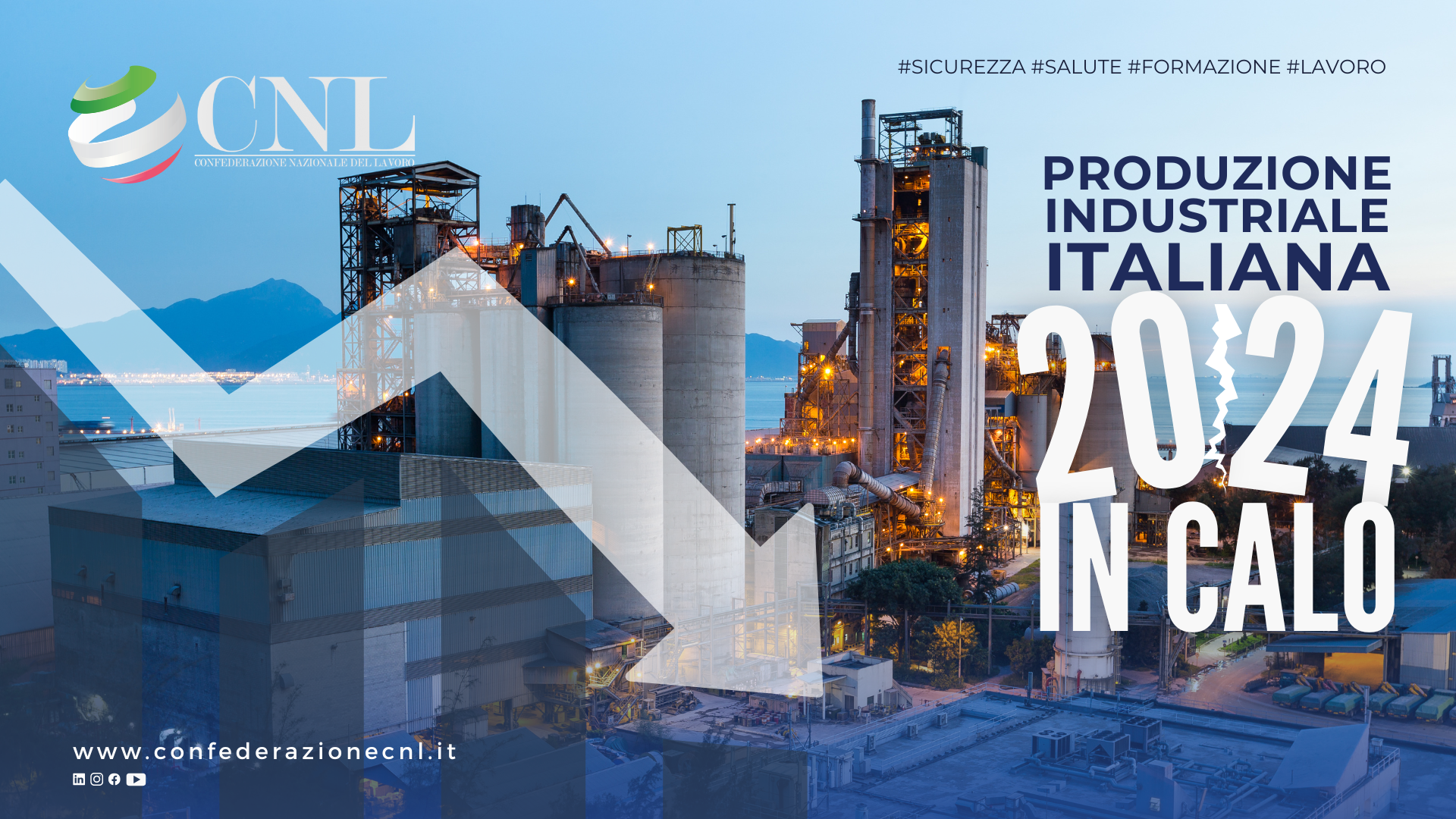 Scopri di più sull'articolo Produzione Industriale in Italia: Il 2024 è stato un anno in deciso calo